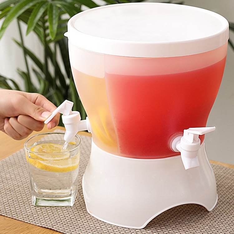 Pasukamas didelės talpos pertvaros dizainas šalto vandens kibiras buitinis naminis gėrimų kibiras šaldytuvo šalto vandens butelis