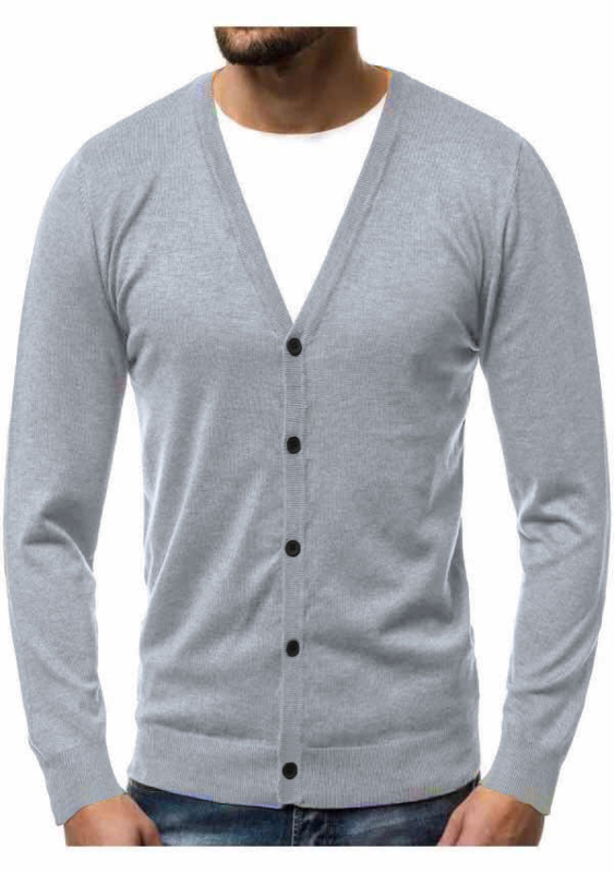 Cardigan tricotat pentru bărbați, culoare solidă, transfrontalieră, 2021, toamnă și iarnă, nou, Cardigan tricotat, AliExpress, la modă, casual, tricotat, pulover pentru bărbați