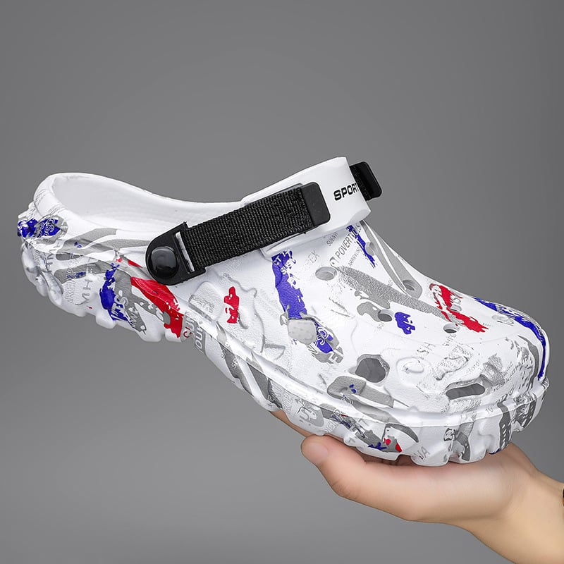 Pantofi cu gaură de vară, nou-veniți, mărime plus, sandale de exterior, toate asortate, pantofi sport ușori, casual, pentru plajă, pentru cupluri