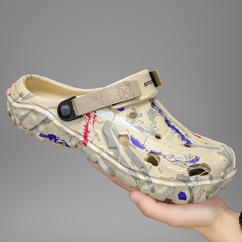 Lyukcipők Nyári Új Érkezés Plus Size Felsőruházat Szandálok Minden Méretre Könnyű Sport Hétköznapi Strandcipők Pároknak