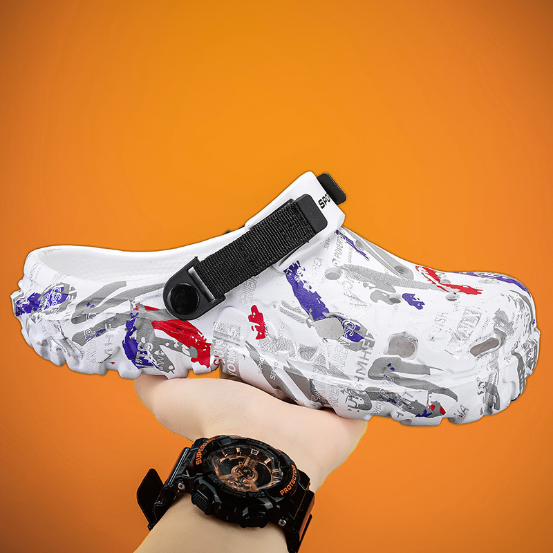 Lyukcipők Nyári Új Érkezés Plus Size Felsőruházat Szandálok Minden Méretre Könnyű Sport Hétköznapi Strandcipők Pároknak