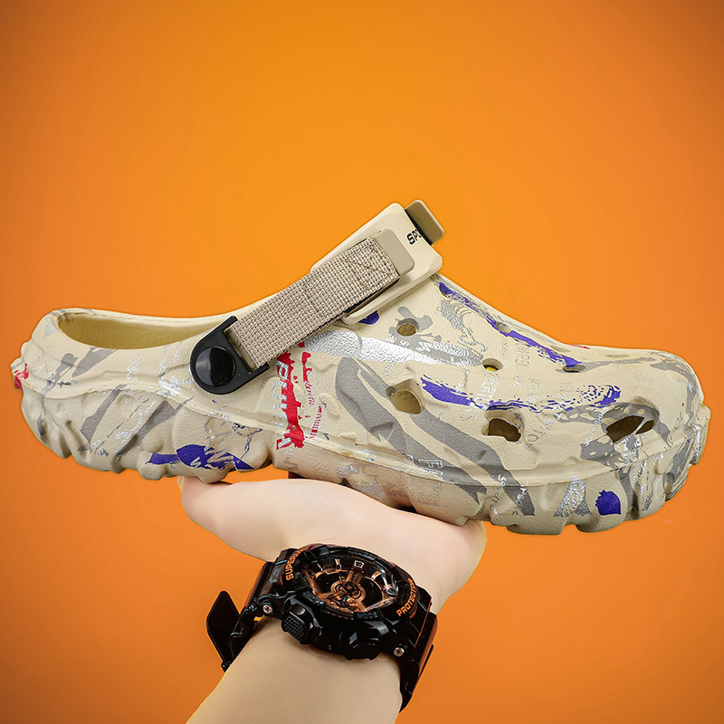 Lyukcipők Nyári Új Érkezés Plus Size Felsőruházat Szandálok Minden Méretre Könnyű Sport Hétköznapi Strandcipők Pároknak