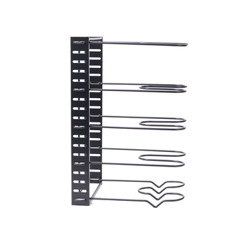 Ράφι αποθήκευσης κατσαρολών ειδικά σχεδιασμένο για κατσαρόλες, Διπλή βάση αποθήκευσης κατσαρολών, Αποθήκευση κουζίνας, Εύκολη αποσυναρμολόγηση και συναρμολόγηση, Κάθετη βάση αποθήκευσης από σιδερένιο σύρμα, Πολυλειτουργική αποθήκευση