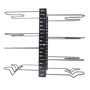 Ράφι αποθήκευσης κατσαρολών ειδικά σχεδιασμένο για κατσαρόλες, Διπλή βάση αποθήκευσης κατσαρολών, Αποθήκευση κουζίνας, Εύκολη αποσυναρμολόγηση και συναρμολόγηση, Κάθετη βάση αποθήκευσης από σιδερένιο σύρμα, Πολυλειτουργική αποθήκευση