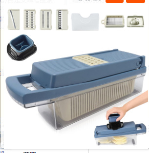 Tarpvalstybinis daugiafunkcis daržovių pjaustytuvas vaisių pjaustytuvas citrinų pjaustytuvas bulvių smulkintuvas nerūdijančio plieno servetėlės