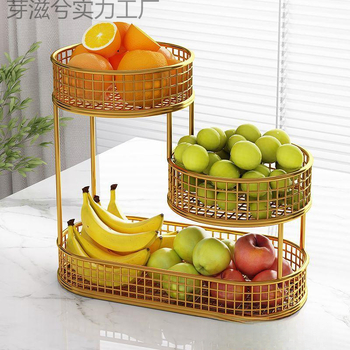 Vaisių lėkštė, daugiasluoksnė vaisių lėkštė svetainei ir arbatinei, vaisių laikymo lentynėlė užkandžių lėkštei, trijų sluoksnių „Nordic“ vaisių krepšelis