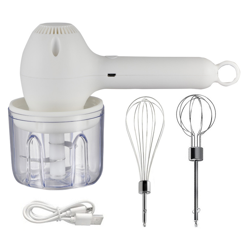 [Трансграничен] Електрически миксер, безжична бъркалка за яйца, многофункционална машина за готвене, месомелачка, пълен сертификат за трансгранична доставка