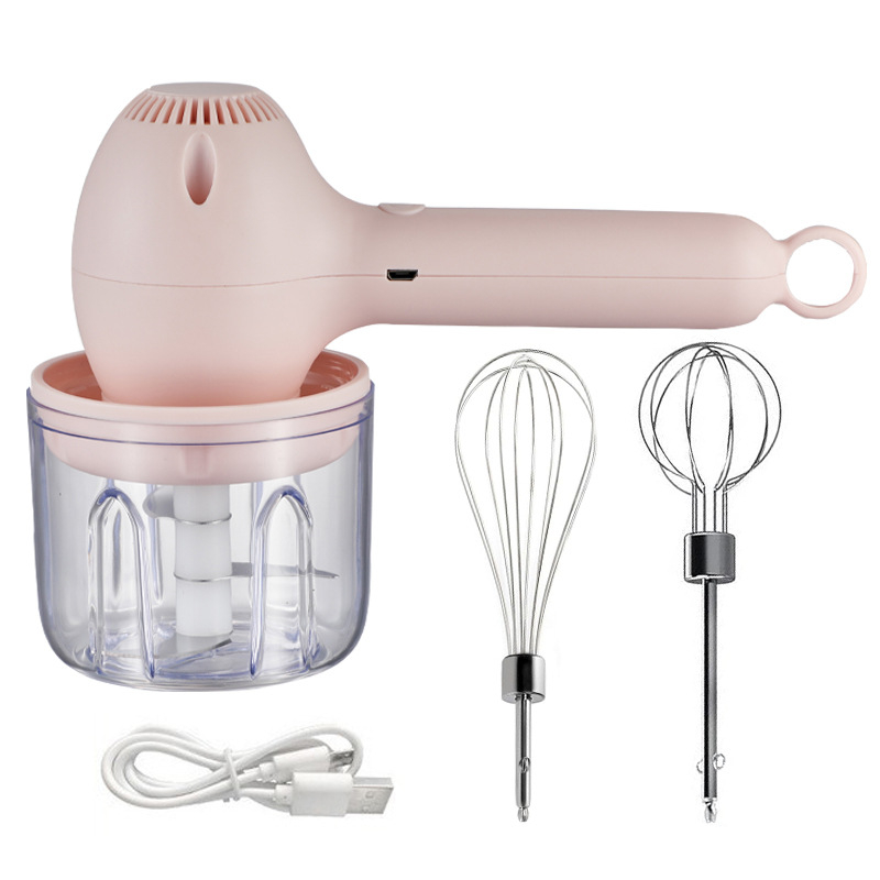 [Трансграничен] Електрически миксер, безжична бъркалка за яйца, многофункционална машина за готвене, месомелачка, пълен сертификат за трансгранична доставка