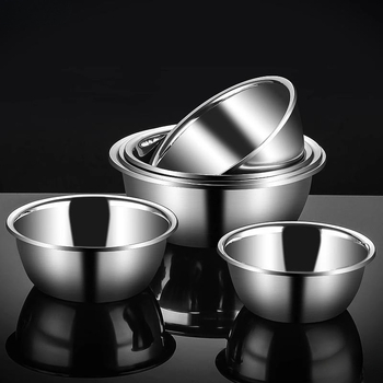 Λεκάνη κουζίνας από ανοξείδωτο ατσάλι 316 για πλύσιμο λαχανικών και ψήσιμο, μεγάλη λεκάνη με χοντρή σούπα