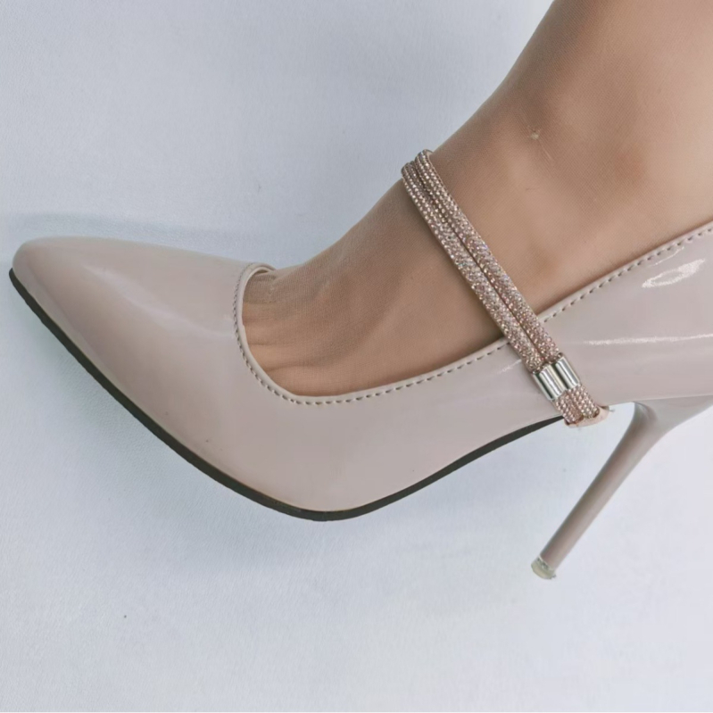 Aukštakulniai bateliai be kulno, neslystantys, su kulno raišteliais, moteriškos nematomos šlepetės, sandalai, fiksuota batų raištelių sagtimi, čiurnos dirželis be tvirtinimo