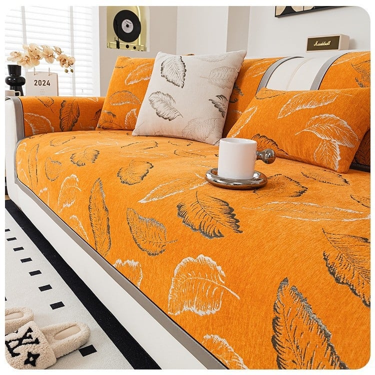 Pernă antiderapantă din silicon nouă, husă universală pentru canapea pentru toate anotimpurile, husă din pânză chenilă, pernă pentru canapea, lux ușor și senzație de înaltă calitate