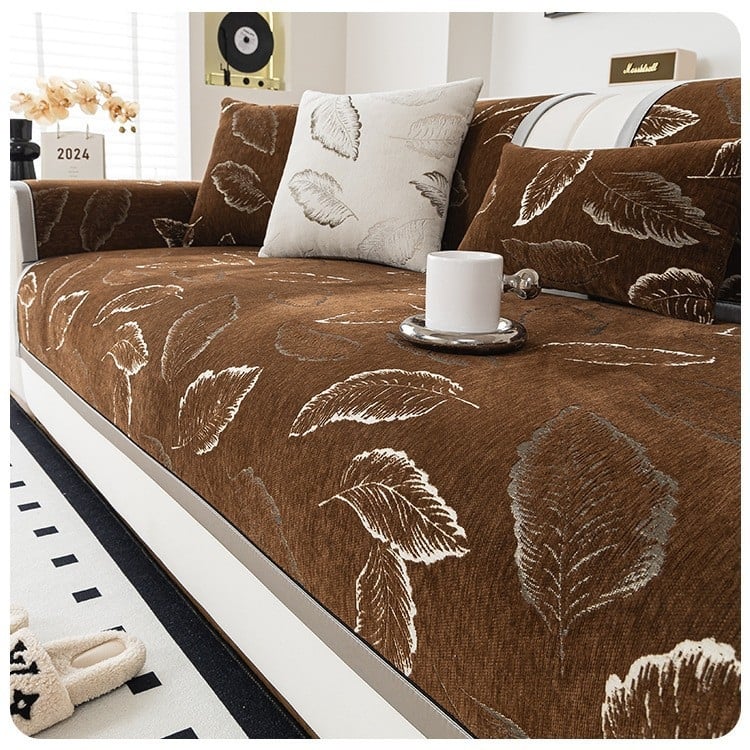 Pernă antiderapantă din silicon nouă, husă universală pentru canapea pentru toate anotimpurile, husă din pânză chenilă, pernă pentru canapea, lux ușor și senzație de înaltă calitate