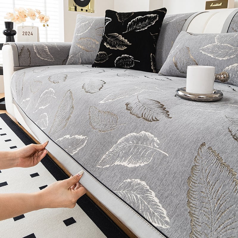 Pernă antiderapantă din silicon nouă, husă universală pentru canapea pentru toate anotimpurile, husă din pânză chenilă, pernă pentru canapea, lux ușor și senzație de înaltă calitate