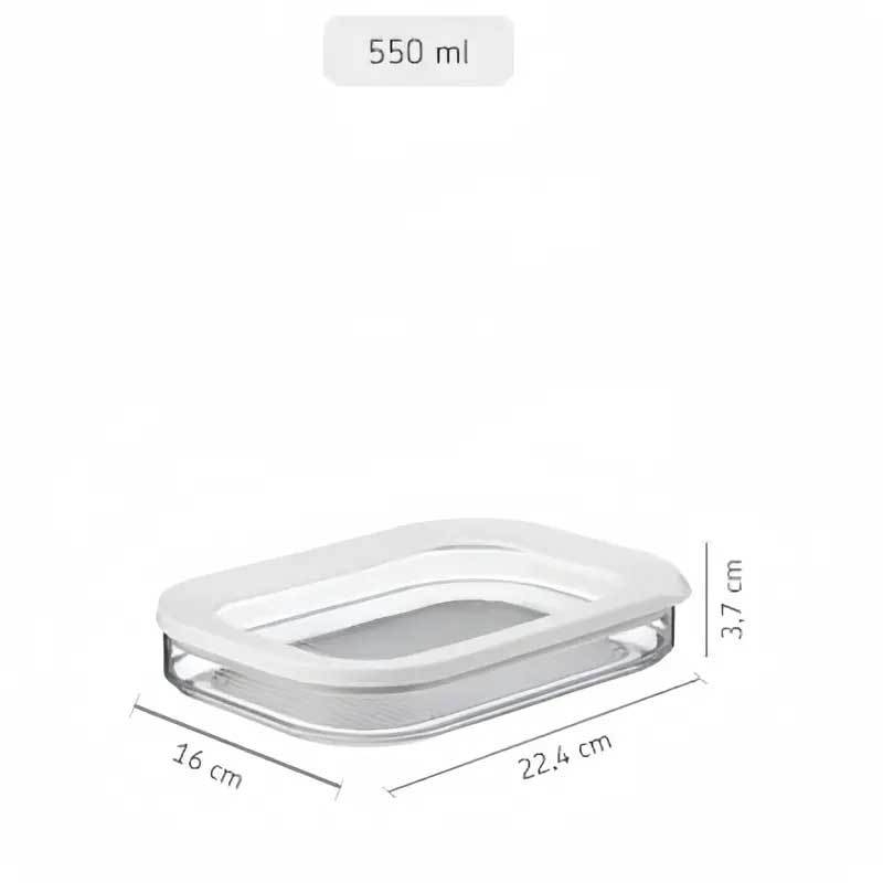 Határokon átnyúló raktáron lévő szalonnás hűtött tárolódoboz fedéllel, élelmiszeripari minőségű fagyasztott konyhai hűtőszekrény speciális műanyag tárolódoboz