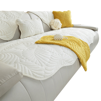 Плюшена възглавница за диван Milk, универсална за всички сезони, права кожена противоплъзгаща се калъфка, платнена кърпа, одеяло за възглавница, водоустойчива