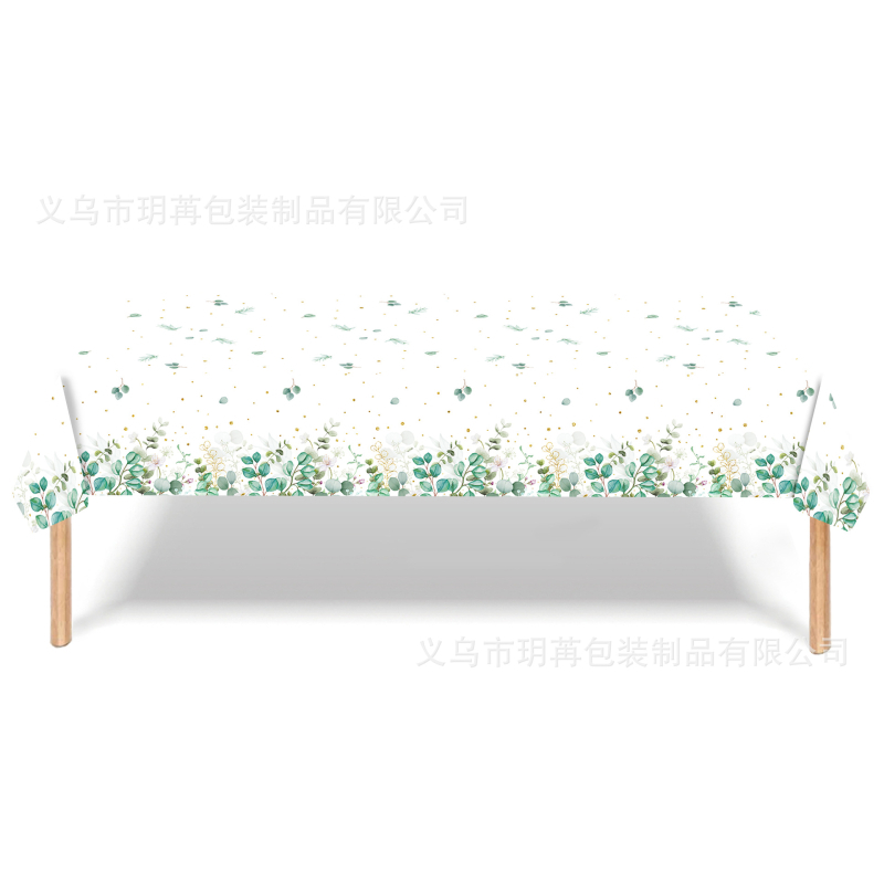 Zsálya eukaliptusz levelek születésnap esküvő babaváró eldobható papír tányér pohár pe terítő húzható zászlókészlet