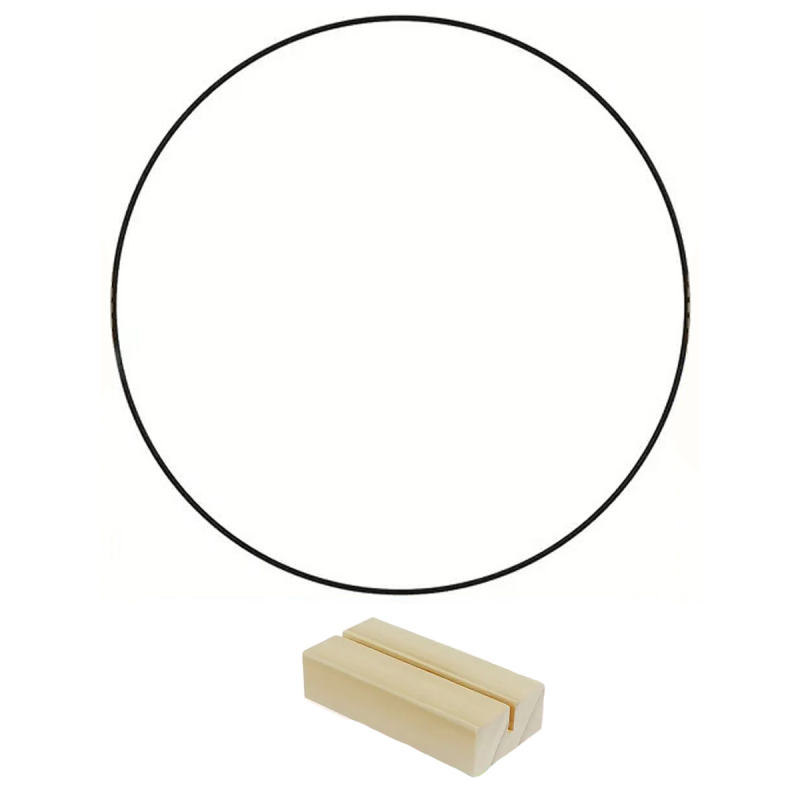 Inel de fier pentru coroană cu bază din lemn, coroană DIY, ornamente de nuntă pentru birou, în stoc, etichetare pentru păr de zi