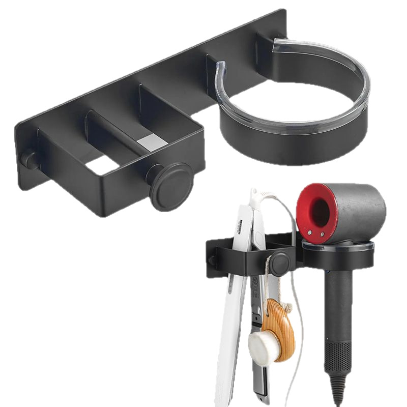 Plaukų džiovintuvo stovas, vonios kambario garbanojimo lygintuvo laikymo stovas, plaukų tiesintuvas be smūgių, elektrinis įtvaras, lyginimo lentos laikiklis, sieninis pakabinimas