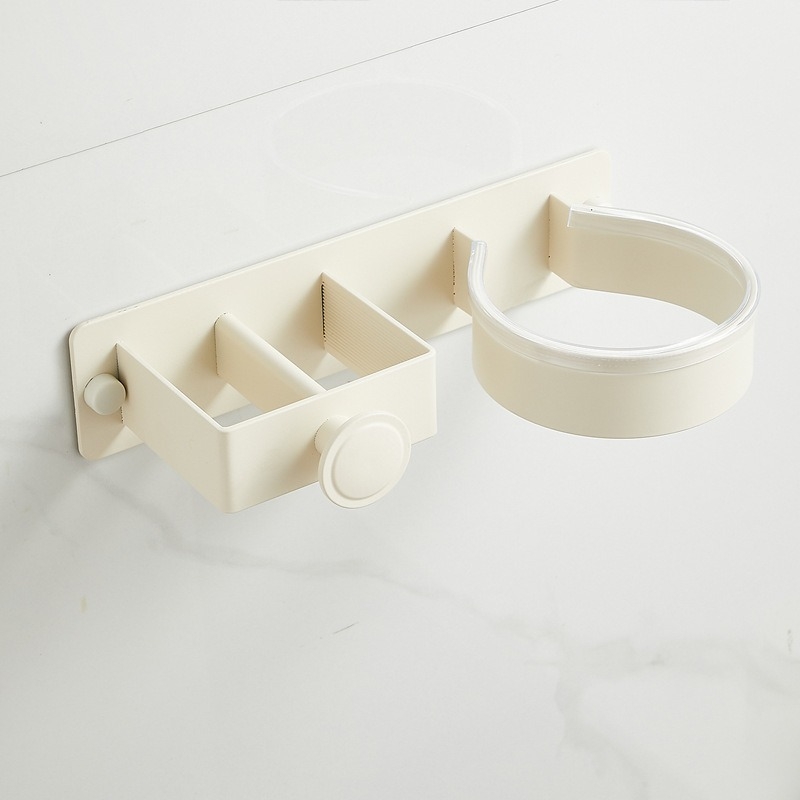 Plaukų džiovintuvo stovas, vonios kambario garbanojimo lygintuvo laikymo stovas, plaukų tiesintuvas be smūgių, elektrinis įtvaras, lyginimo lentos laikiklis, sieninis pakabinimas