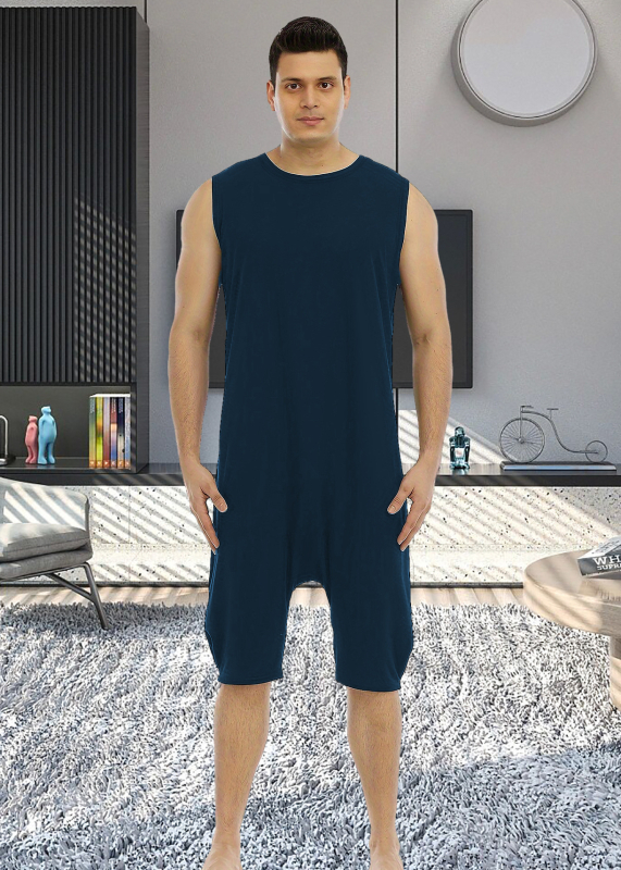 Põlvkond Euroopat ja Ameerika Ühendriike piiriülesed Amazoni meeste tähtrõivaste varrukateta vabaaja jumpsuit pidžaamad koduriided