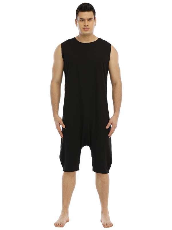 Põlvkond Euroopat ja Ameerika Ühendriike piiriülesed Amazoni meeste tähtrõivaste varrukateta vabaaja jumpsuit pidžaamad koduriided