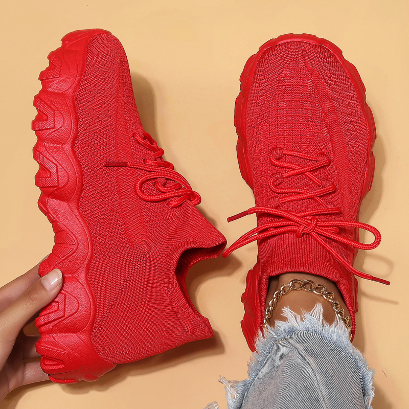 Išskirtinis tiekimas iš JAV, didelių dydžių sportiniai bateliai moterims, kvėpuojančios kojinės, žemapadžiai laisvalaikio bateliai su raišteliais