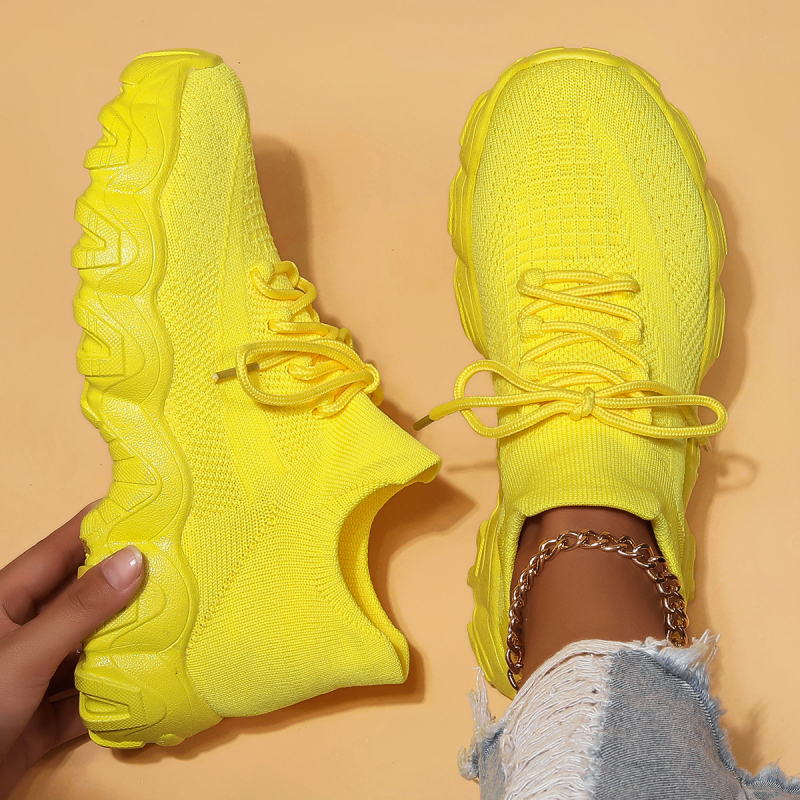 Išskirtinis tiekimas iš JAV, didelių dydžių sportiniai bateliai moterims, kvėpuojančios kojinės, žemapadžiai laisvalaikio bateliai su raišteliais