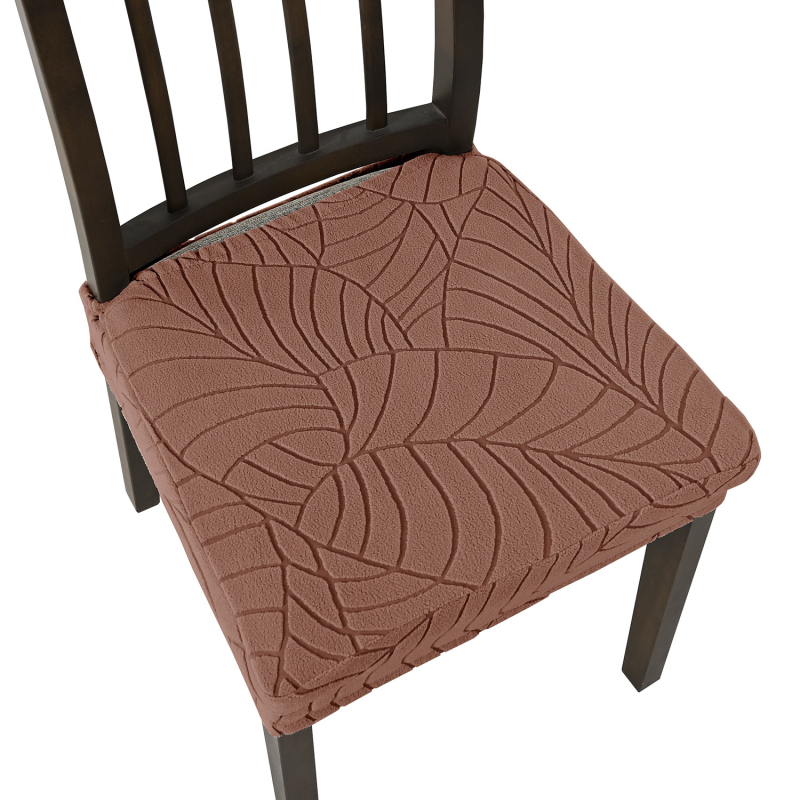 Ελαστικό κάλυμμα καρέκλας Jacquard για χρήση στο σπίτι, κάλυμμα μαξιλαριού καρέκλας, κάλυμμα μαξιλαριού καρέκλας Horn, χονδρική κάλυψη καρέκλας ειδικού σχήματος