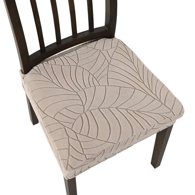 Ελαστικό κάλυμμα καρέκλας Jacquard για χρήση στο σπίτι, κάλυμμα μαξιλαριού καρέκλας, κάλυμμα μαξιλαριού καρέκλας Horn, χονδρική κάλυψη καρέκλας ειδικού σχήματος