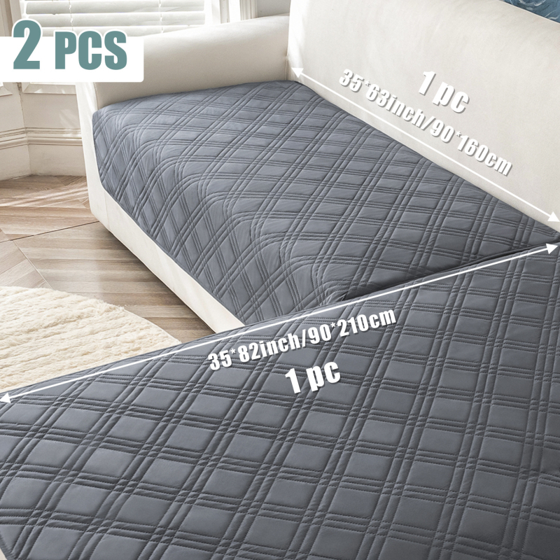 Pernă de canapea cu model transfrontalier, impermeabilă și antiderapantă, cu trei linii, anti-zgârieturi de pisici, husă universală pentru canapea, potrivită pentru patru sezoane, potrivită pentru animale de companie