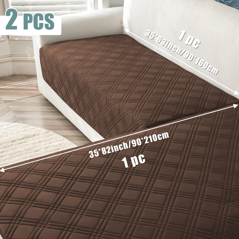 Pernă de canapea cu model transfrontalier, impermeabilă și antiderapantă, cu trei linii, anti-zgârieturi de pisici, husă universală pentru canapea, potrivită pentru patru sezoane, potrivită pentru animale de companie