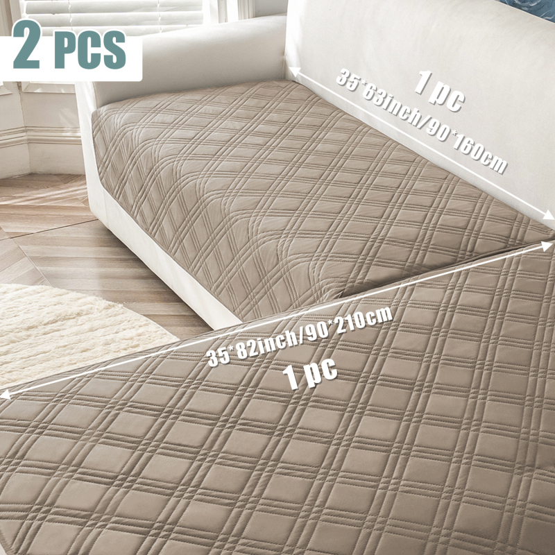 Pernă de canapea cu model transfrontalier, impermeabilă și antiderapantă, cu trei linii, anti-zgârieturi de pisici, husă universală pentru canapea, potrivită pentru patru sezoane, potrivită pentru animale de companie