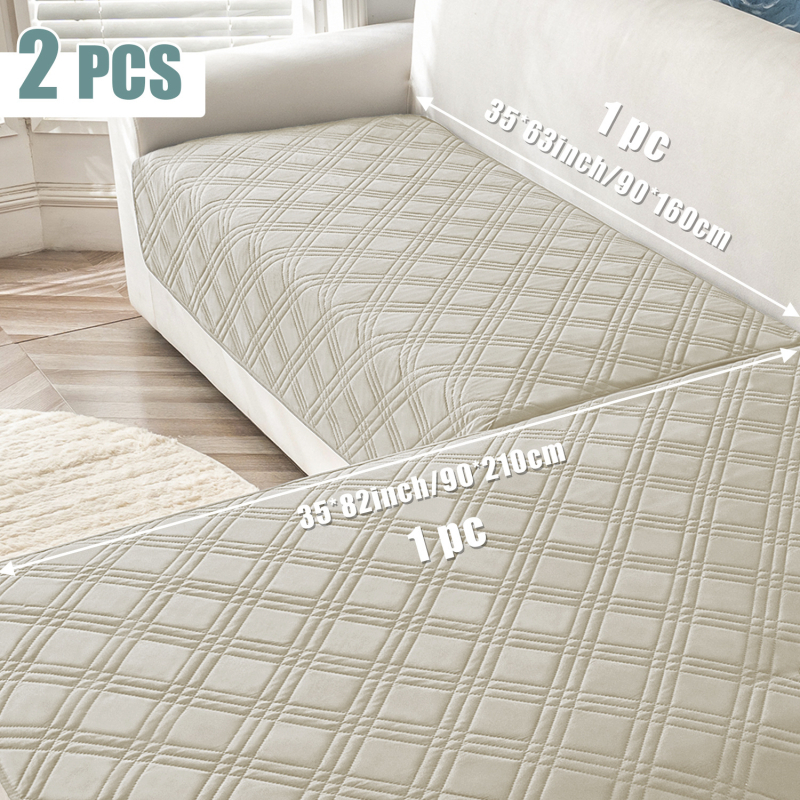 Pernă de canapea cu model transfrontalier, impermeabilă și antiderapantă, cu trei linii, anti-zgârieturi de pisici, husă universală pentru canapea, potrivită pentru patru sezoane, potrivită pentru animale de companie