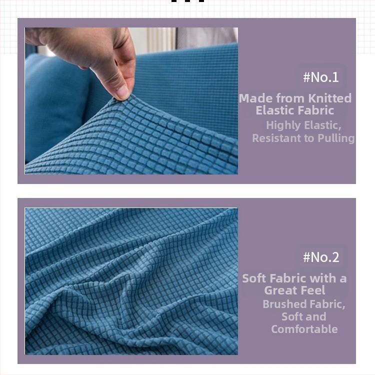 Универсален калъф за диван "Всичко в едно", еластичен, удебелен, калъф за шезлонг, противоплъзгащ, кожен, многофункционален, против надраскване от котка