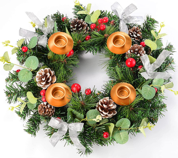 Χριστουγεννιάτικο στεφάνι με κορδέλα, κατασκευαστές χριστουγεννιάτικων στολιδιών χονδρικής, στεφάνι κηροπήγιου, κερί, χριστουγεννιάτικο κηροπήγιο, κύπελλο, χριστουγεννιάτικο κηροπήγιο