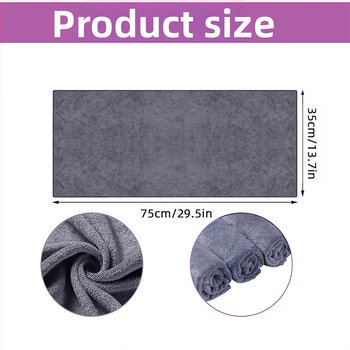 Didmeninė prekyba itin storu, minkštu ir sugeriančiu mikropluošto rankšluosčiu, 35 * 75 storio, automobilio plovimo rankšluosčiu.