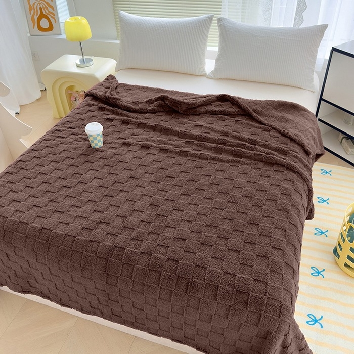 Sustorinta dvipusė vaflinė vilnos antklodė, sofa, biuro snaudulių antklodė, šilta taftos antklodė, bendrabučio skara, paklodės