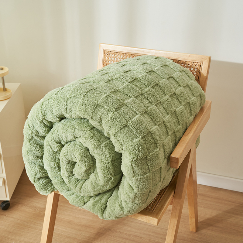 Sustorinta dvipusė vaflinė vilnos antklodė, sofa, biuro snaudulių antklodė, šilta taftos antklodė, bendrabučio skara, paklodės