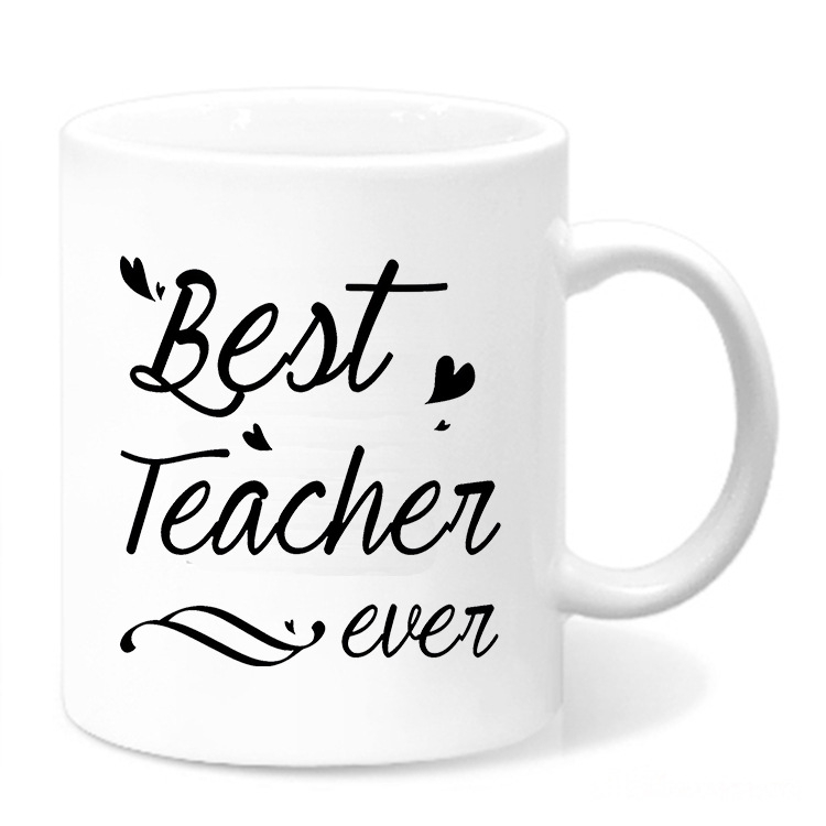 Sprogimų puodelis Mokytojo diena Kalėdos Tėvo diena Gimtadienio dovana Sublimacijos spausdinimo logotipas Dovanų festivalis Universal