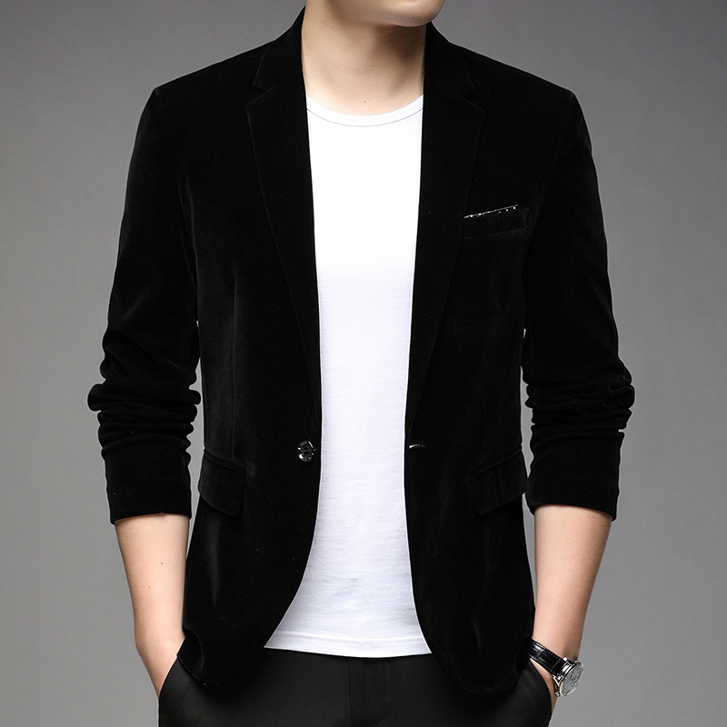 Jesen 2024. Novo ležerno odijelo za muškarce, poslovni jednostavni svestrani gornji dio, sako s jednim redom kopčanja, veleprodaja