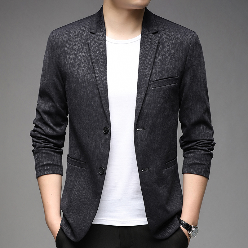 Jesen 2024. Novo ležerno odijelo za muškarce, poslovni jednostavni svestrani gornji dio, sako s jednim redom kopčanja, veleprodaja