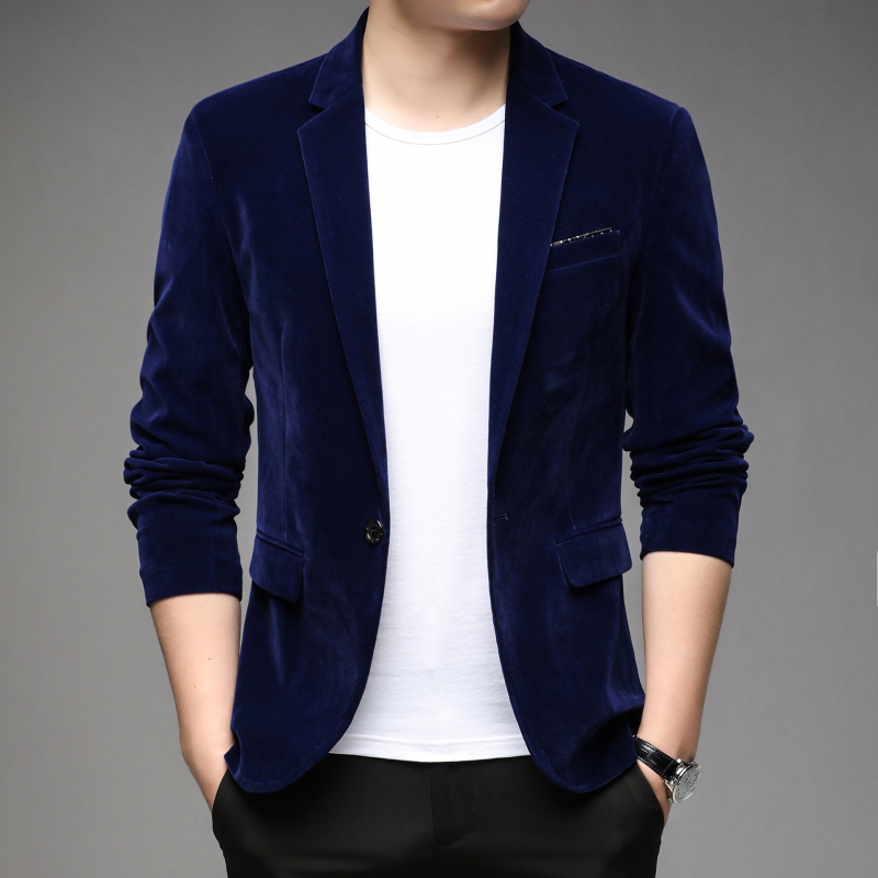 Jesen 2024. Novo ležerno odijelo za muškarce, poslovni jednostavni svestrani gornji dio, sako s jednim redom kopčanja, veleprodaja