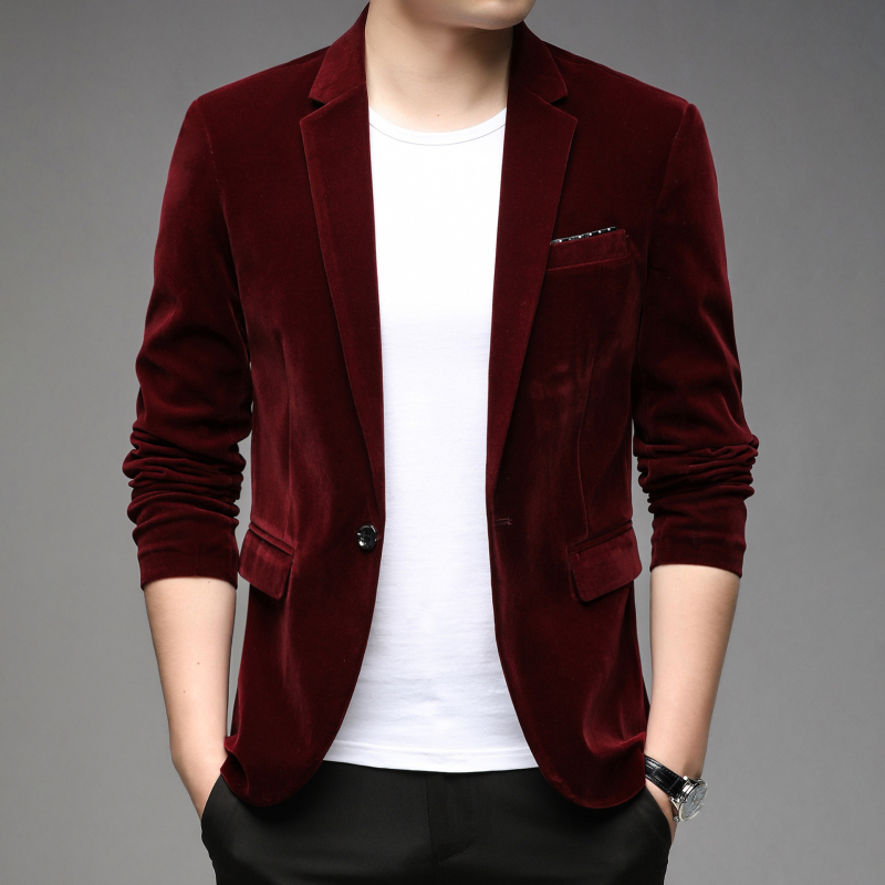 Jesen 2024. Novo ležerno odijelo za muškarce, poslovni jednostavni svestrani gornji dio, sako s jednim redom kopčanja, veleprodaja