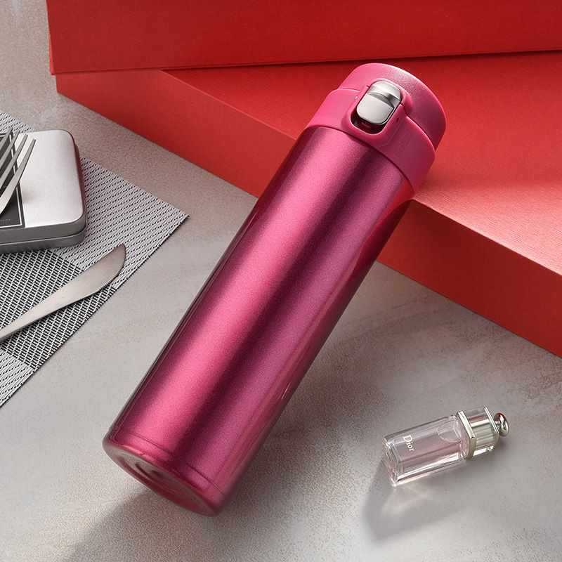 ✅ Termoskruus Bounce Home Lihtne kaasaskantav auto 304 roostevabast terasest kahekihiline vaakumvaba kohandatav graveeritud vesi