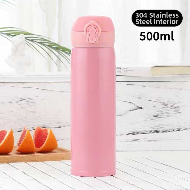 ✅ Termoskruus Bounce Home Lihtne kaasaskantav auto 304 roostevabast terasest kahekihiline vaakumvaba kohandatav graveeritud vesi