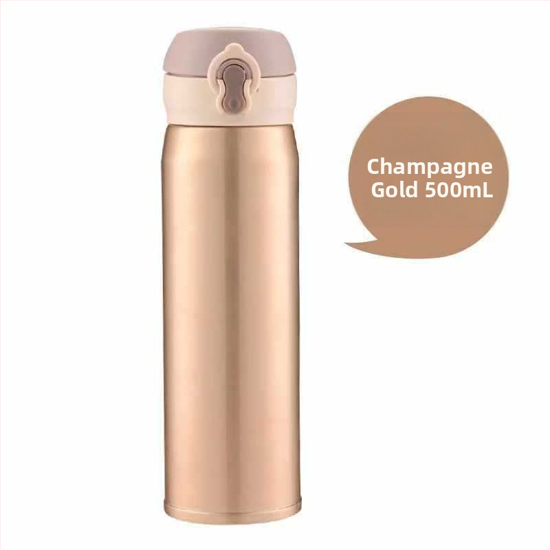 ✅ Termoskruus Bounce Home Lihtne kaasaskantav auto 304 roostevabast terasest kahekihiline vaakumvaba kohandatav graveeritud vesi