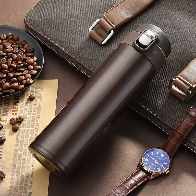 ✅ Termoskruus Bounce Home Lihtne kaasaskantav auto 304 roostevabast terasest kahekihiline vaakumvaba kohandatav graveeritud vesi