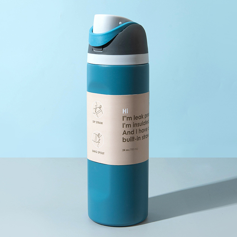 Uus piiriülene Amazoni kuum roostevabast terasest termoskruus suure mahutavusega kaasaskantav kaasaskantav spordiveekruus hulgimüügis laos