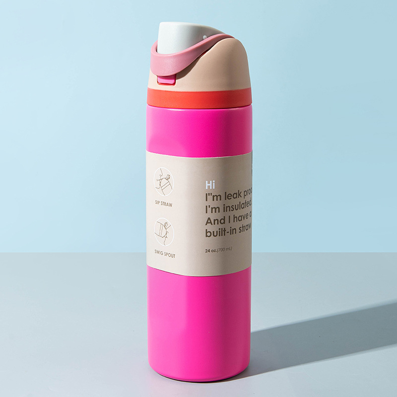 Uus piiriülene Amazoni kuum roostevabast terasest termoskruus suure mahutavusega kaasaskantav kaasaskantav spordiveekruus hulgimüügis laos