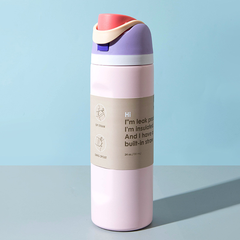 Uus piiriülene Amazoni kuum roostevabast terasest termoskruus suure mahutavusega kaasaskantav kaasaskantav spordiveekruus hulgimüügis laos